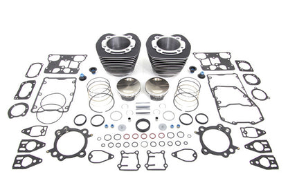 Vtwin Black 110 Cylinder Engine Kit fits 2007-2017 Harley Touring Softail