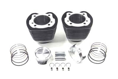 Vtwin 103" Twin Cam Black Cylinder 9:1 Piston Big Bore Kit 2007-2010 Harley FLHX