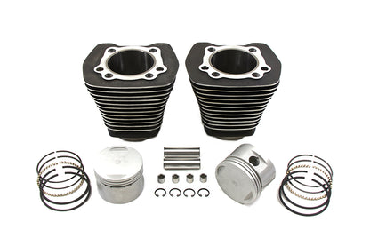 Vtwin Evo Black Cylinder 8.5:1 Piston Kit for 1984-1998 Harley Softail Touring