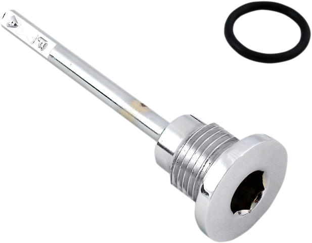 Drag Specialties Chrome Transmission Dipstick fits 1987-2006 Harley Davidson