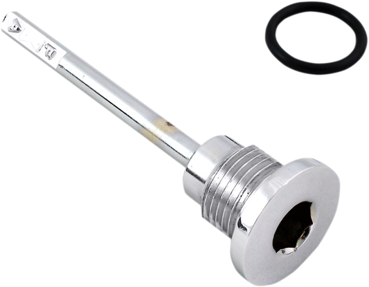 Drag Specialties Chrome Transmission Dipstick fits 1987-2006 Harley Davidson