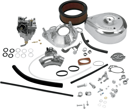 S&S Super E Carburetor Manifold Kit 1993-1999 Harley Dyna Touring Softail FLHR