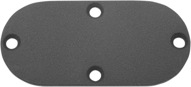 Drag Specialties Wrinkle Black Inspection Cover for 1970-06 Harley FLH FLST FXST