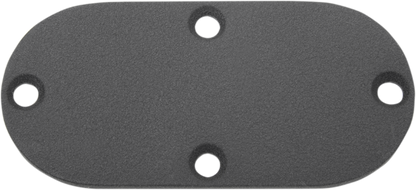 Drag Specialties Wrinkle Black Inspection Cover for 1970-06 Harley FLH FLST FXST