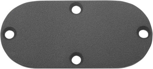 Drag Specialties Wrinkle Black Inspection Cover for 1970-06 Harley FLH FLST FXST
