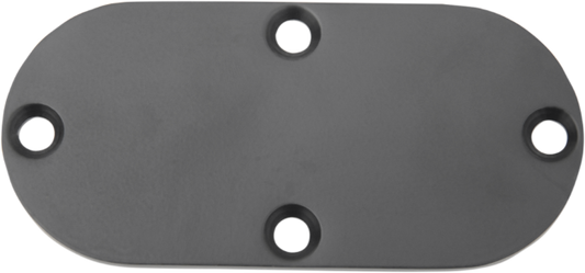 Drag Specialties Flat Black Inspection Cover 1970-2006 Harley FXST FXWG FLH FLST