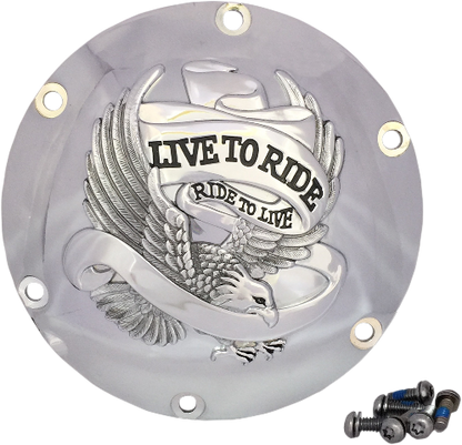 Drag Specialties 6-Hole Live to Ride Derby Cover 2004-2022 Harley Sportster