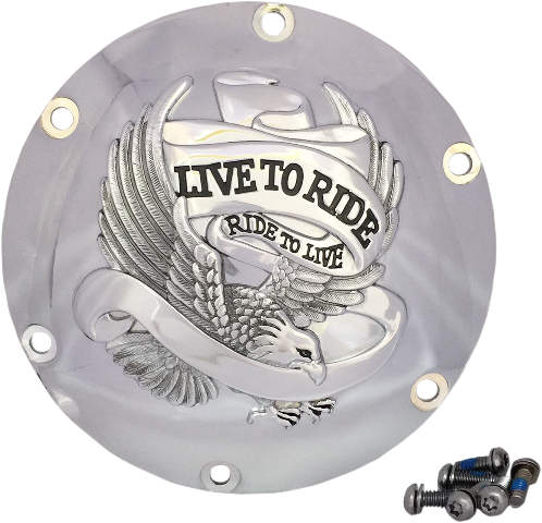 Drag Specialties 6-Hole Live to Ride Derby Cover 2004-2022 Harley Sportster