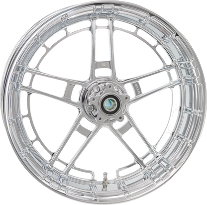 Arlen Ness Flatline Chrome 18" x 5.5" Rear Motorcycle Wheel for Harley Davidson