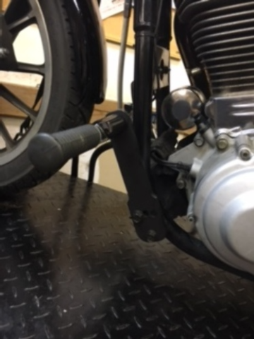 JT's Cycles Adjustable Black Highway Foot peg Mount Kit for 1991-17 Harley Dyna