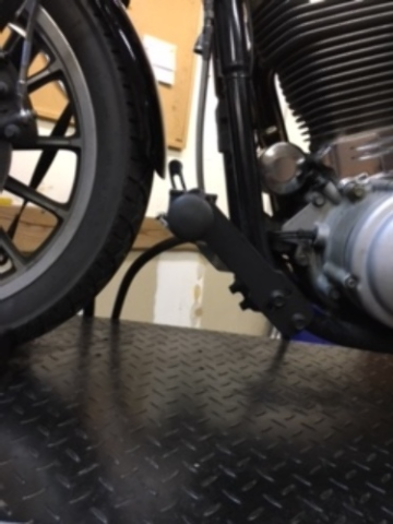JT's Cycles Adjustable Black Highway Foot peg Mount Kit for 1991-17 Harley Dyna