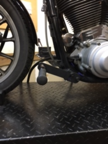 JT's Cycles Adjustable Black Highway Foot peg Mount Kit for 1991-17 Harley Dyna