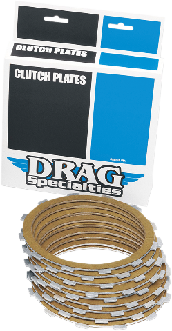 Drag Specialties Clutch Friction Plate Kit fits 1999-2017 Harley Touring Softail