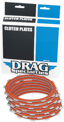 Drag Specialties Organic Clutch Plate Kit for 1984-90 Harley Davidson Sportster