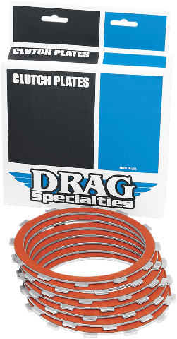Drag Specialties Organic Clutch Plate Kit for 1984-90 Harley Davidson Sportster