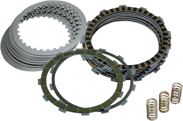 Barnett Steel Big Twin CVO Clutch Plate Kit fits 15-17 Harley Touring Softail