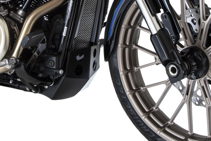 Speed Merchant Black Aluminum Front Skid Plate 2018-2020 Harley Softails FLS