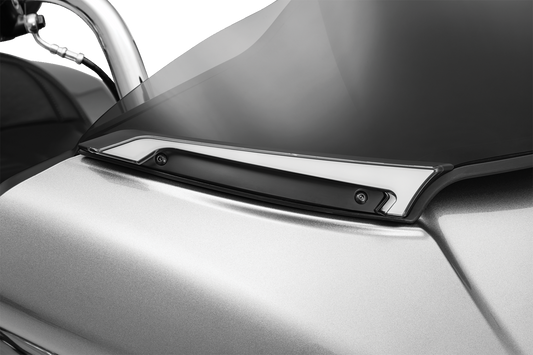 Kuryakyn Tracer LED Black Windshield Trim Lights for 2015-2023 Harley Road Glide
