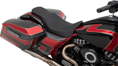 Drag Specialties Predator Solar-Reflective Seat fits 2008-2024 Harley Touring
