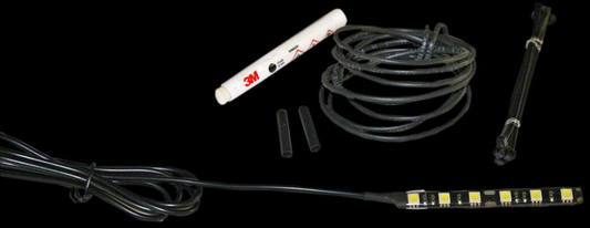 Custom Dynamics Magicflex War Bonnet White LED Accent Light Pod Kit for Indian