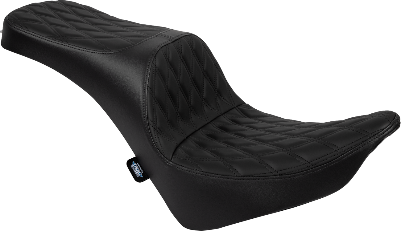 Drag Specialties Freedom Solar Diamond Seat fits 2018-2025 Harley Softail M8