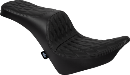 Drag Specialties Freedom Solar Diamond Seat fits 2018-2025 Harley Softail M8