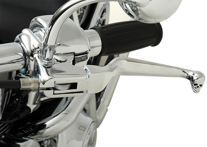 Drag Specialties Skull Handlebar Lever Set 1996-2017 Harley Dyna Softail Models