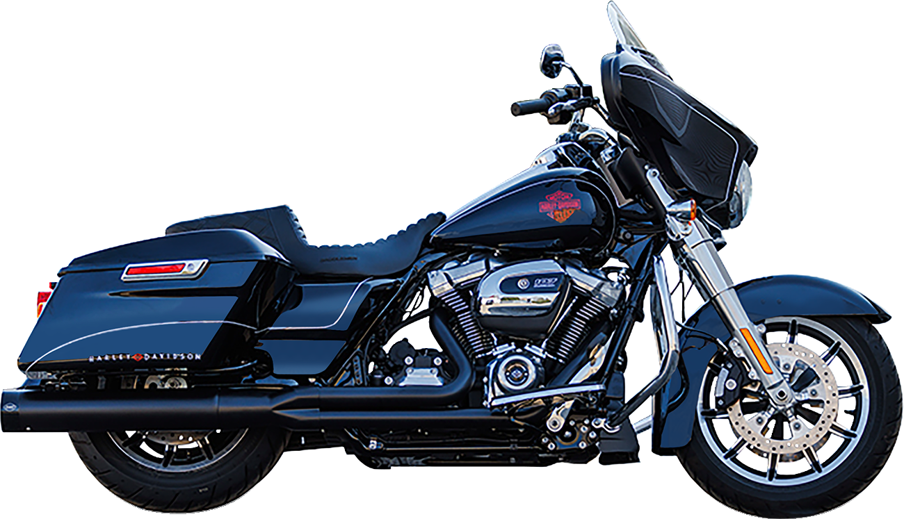 S&S Sidewinder 2-1 Black Exhaust System fits 2017-2024 Harley Touring 550-0759