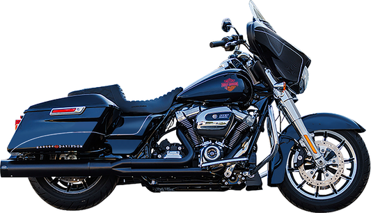 S&S Sidewinder 2-1 Black Exhaust System fits 2017-2024 Harley Touring 550-0759