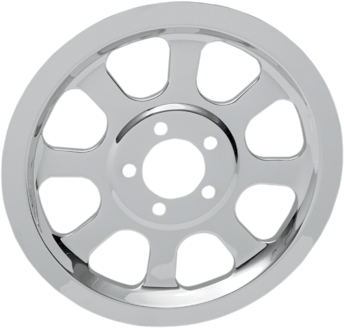 Drag Specialties Chrome Outer Rear Pulley Insert for 00-05 Harley Softail FLSTN