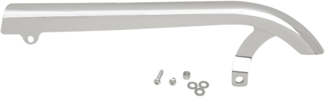 Drag Specialties Chrome Upper Belt Guard 2007-2017 Harley Dyna FXDF FXDL FXDB
