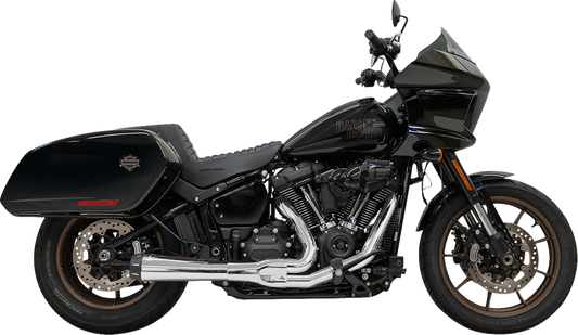 Bassani Road Rage 2-1 Chrome Exhaust System for 18-23 Harley Softail FXLRST FLSB