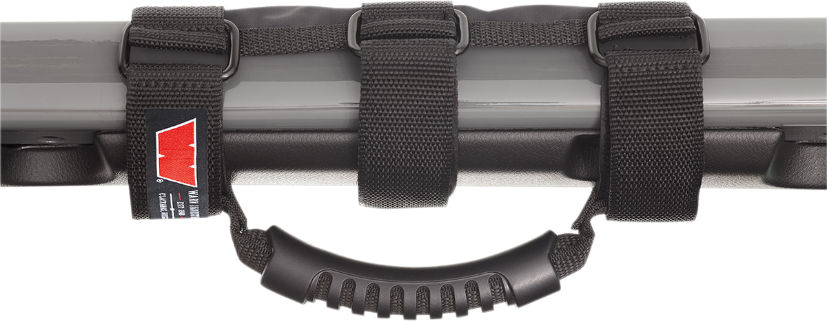 Warn Pair Black Rubber Universal UTV Side by Side Roll Cage Bar Grab Handles