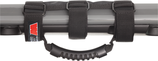 Warn Pair Black Rubber Universal UTV Side by Side Roll Cage Bar Grab Handles