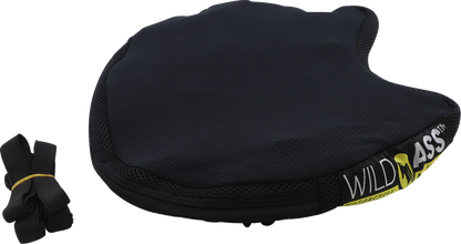 Wild Ass 14" x 15.5" Black Smart Air Lite Driver Motorcycle Seat Cushion Pad
