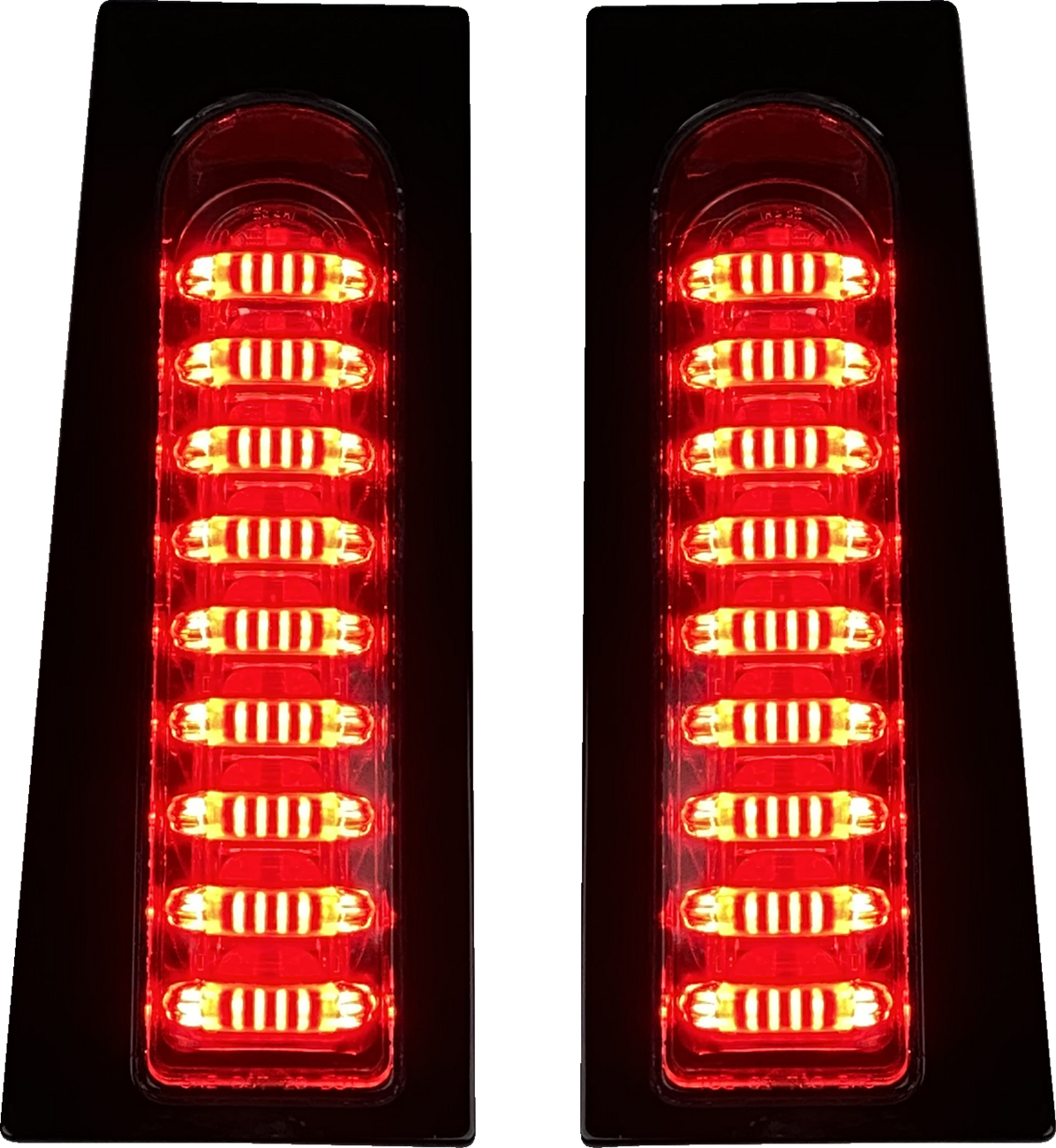Custom Dynamics Gloss Black Probeam LED Fillerz Lights 2014-2023 Harley Touring