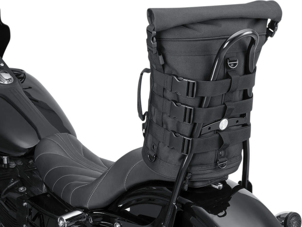 Kuryakyn Momentum Deadbeat Rear Universal Motorcycle Sissy bar Duffle Bag Harley