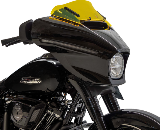 Klock Werks Kolor Flare 6.5" Yellow Ice Windshield 2023-2025 Harley Street Glide
