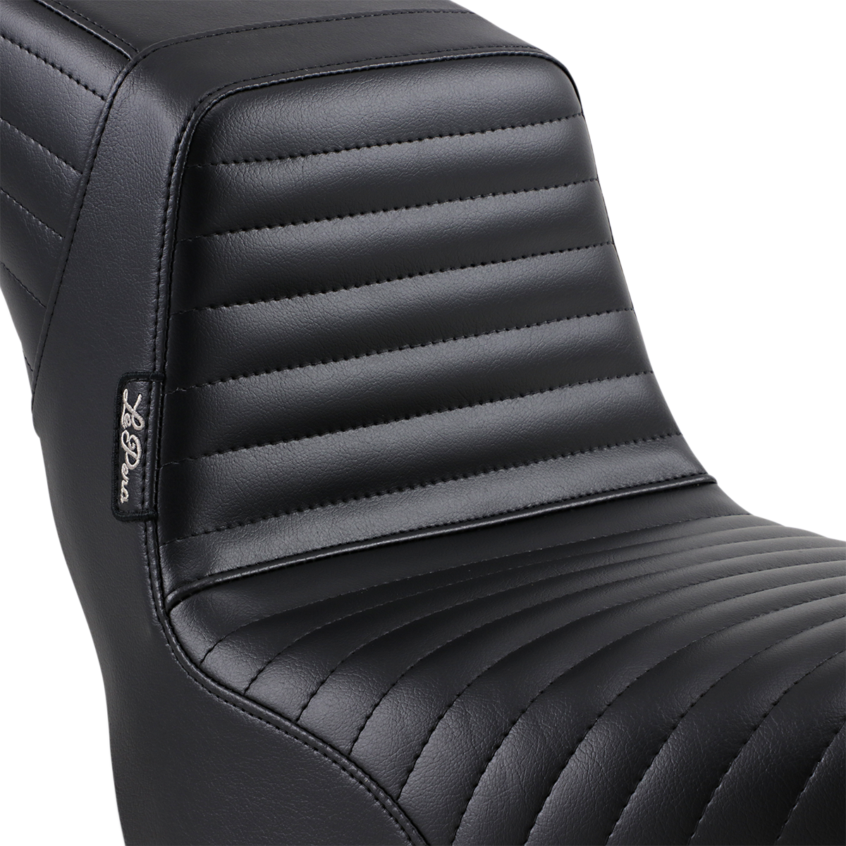Le Pera Black Pleated Kickflip Seat 2018-2023 Harley Softail Street Bob Slim