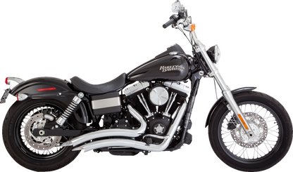 Vance & Hines Big Radius 2-2 Chrome PCX Exhaust System for 06-09 Harley Dyna FXD