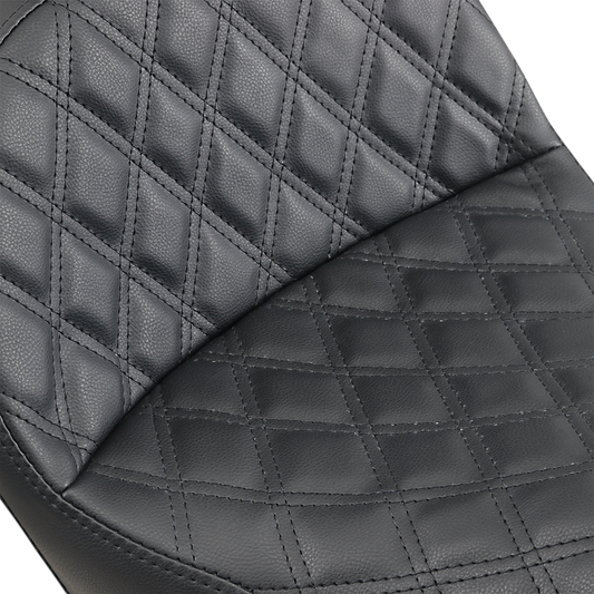 Saddlemen Explorer Lattice Stitch Seat & Backrest fits 2006-2017 Harley Dyna FXD