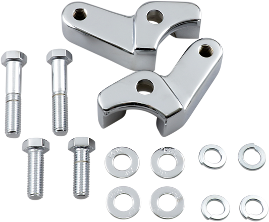 La Choppers Chrome -1.00" Rear Lowering Kit 2018-2023 Harley Touring FLHR FLHX