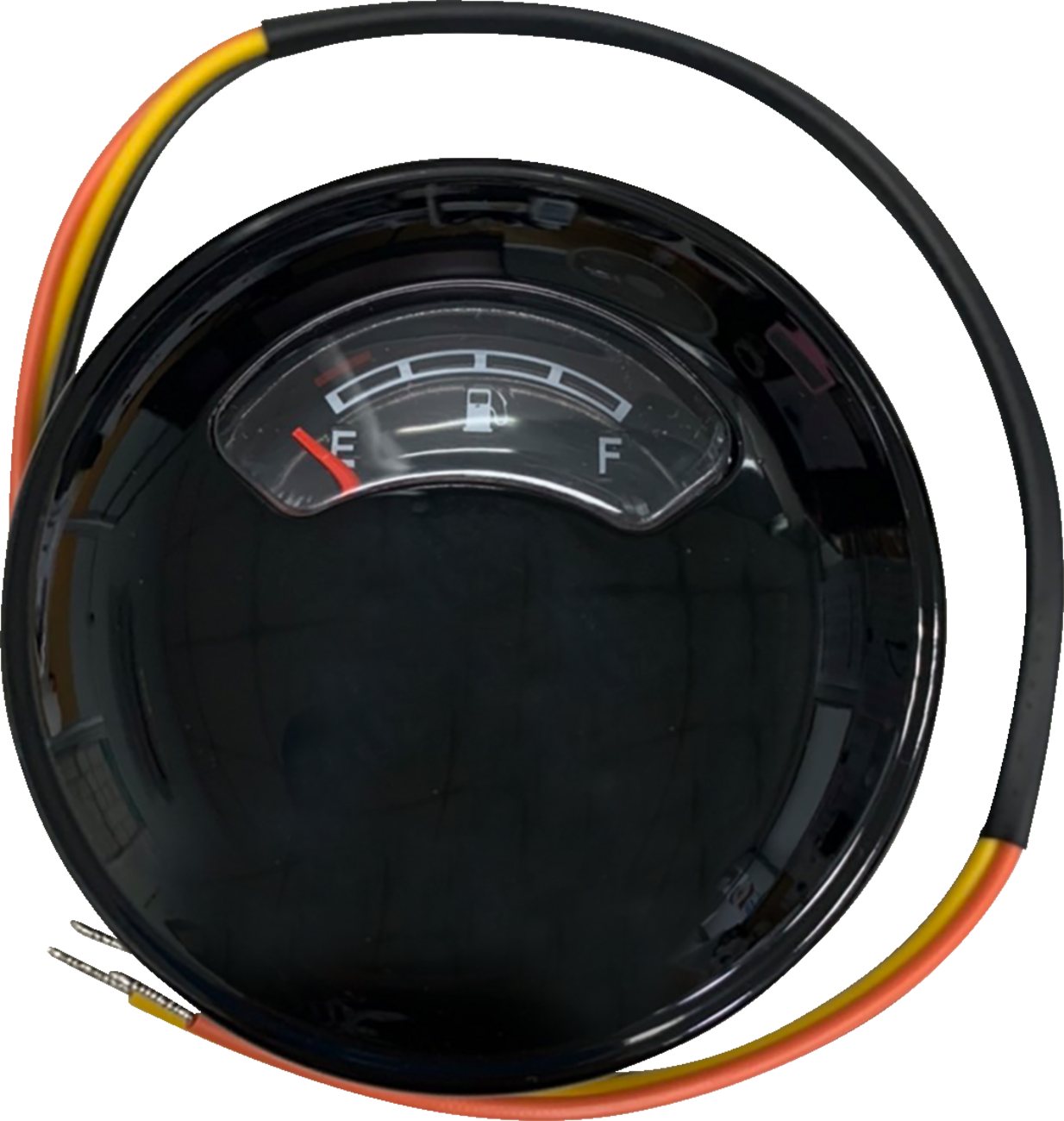 Drag Specialties Replacement Black Fuel Gauge for 2008-2025 Harley Touring Dyna