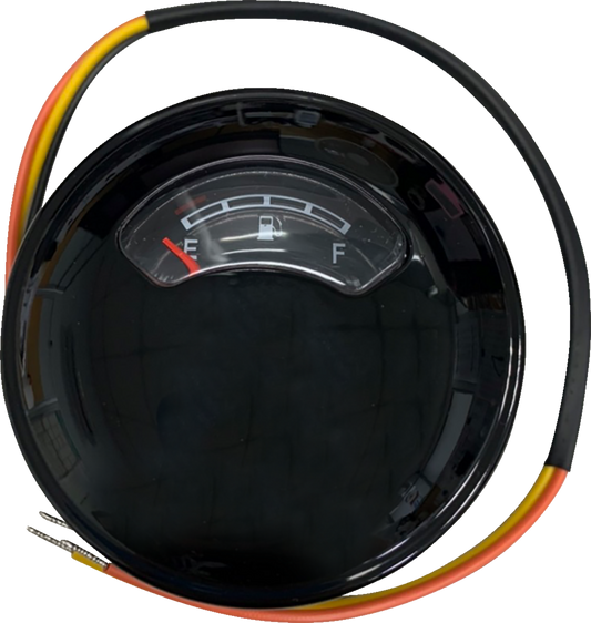 Drag Specialties Replacement Black Fuel Gauge for 2008-2025 Harley Touring Dyna