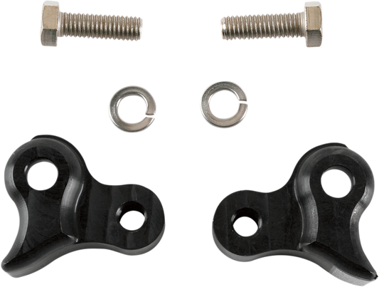 Burly Black -1" Rear Shock Lowering Kit for 2002-2008 Harley Touring FLTR FLHR