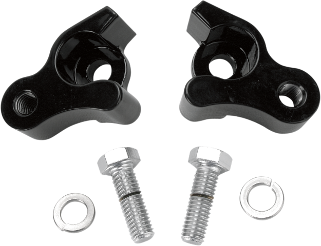 Burly Black -1" Rear Shock Lowering Kit 2009-16 Harley Touring Bagger FLTR FLHR