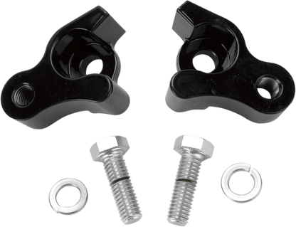 Burly Black -1" Rear Shock Lowering Kit 2009-16 Harley Touring Bagger FLTR FLHR