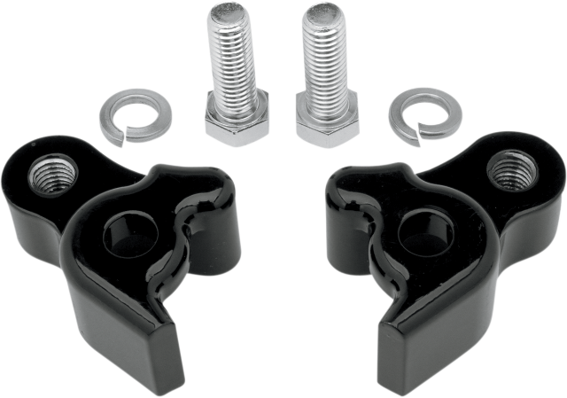 Burly Black -1" Rear Shock Lowering Kit 2009-16 Harley Touring Bagger FLTR FLHR