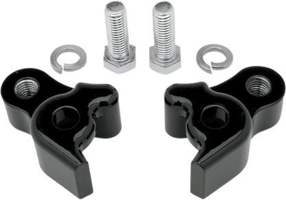 Burly Black -1" Rear Shock Lowering Kit 2009-16 Harley Touring Bagger FLTR FLHR
