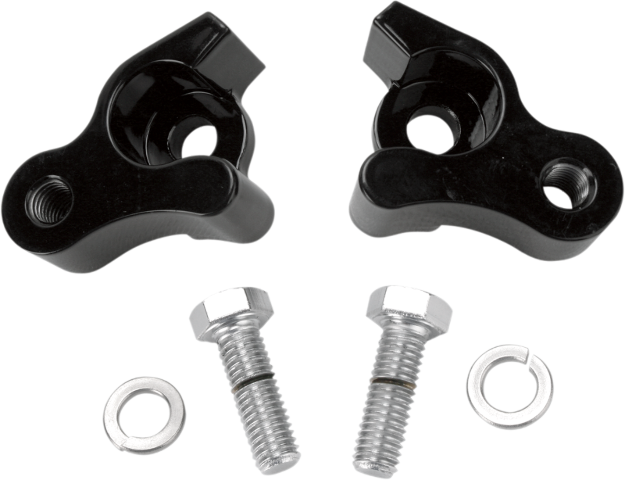 Burly Black -1" Rear Shock Lowering Kit 2009-16 Harley Touring Bagger FLTR FLHR